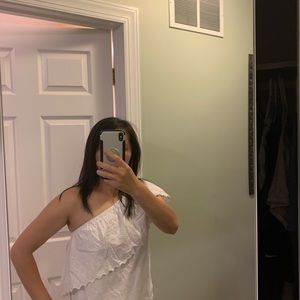 White shoulder Sumer beach shirt